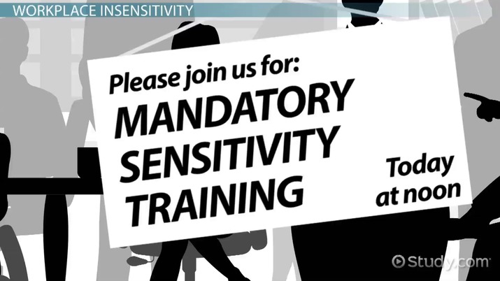 Why Sensitivity Training for Adults doesn't work... 
